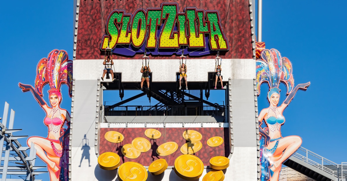 SlotZilla' Zip Line Soars in Las Vegas