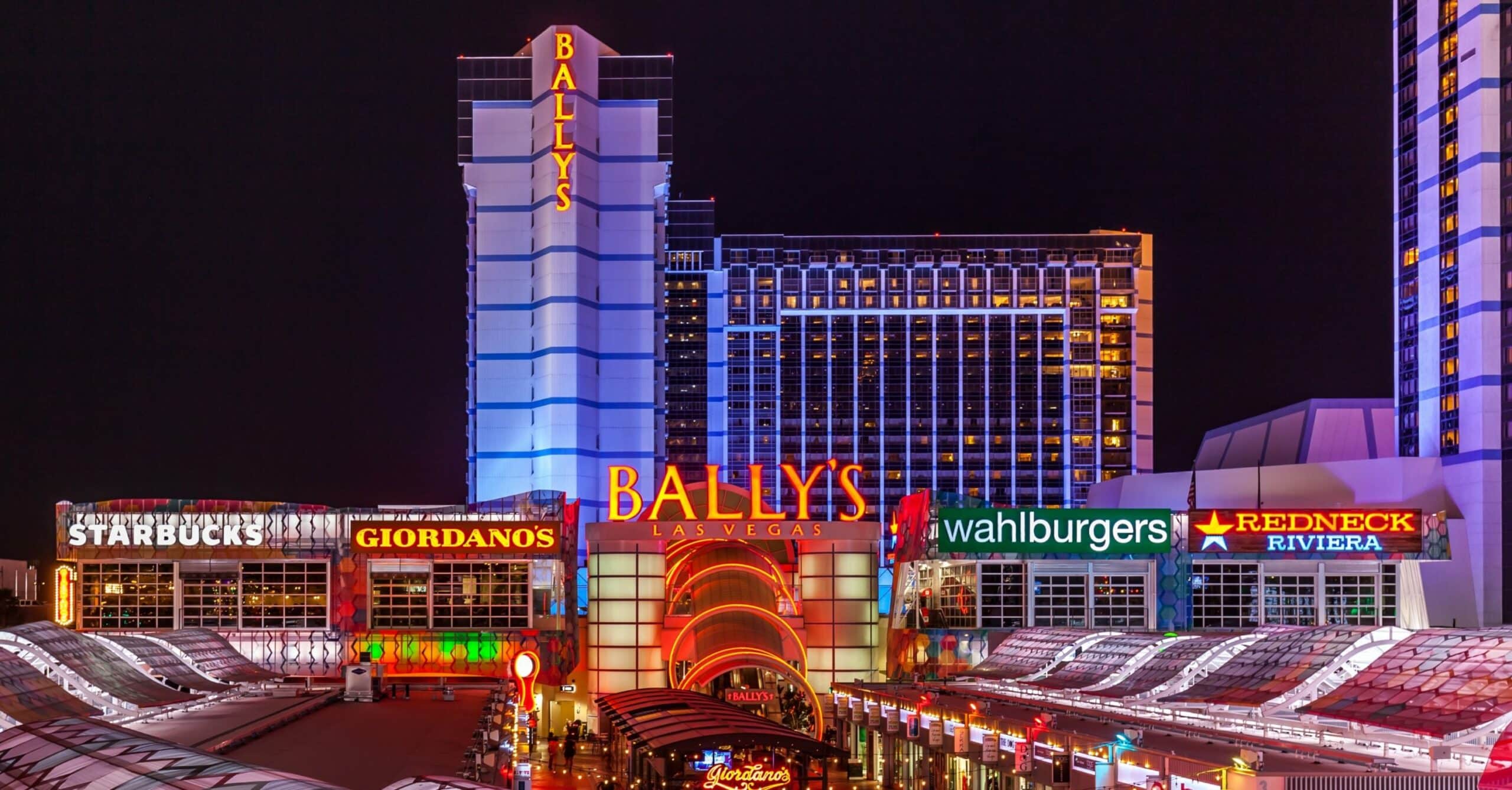 Bally's Property Map - Casino and Hotel Layout