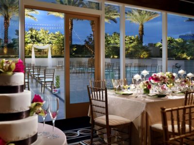 dining room wedding reception area at Trump Las Vegas
