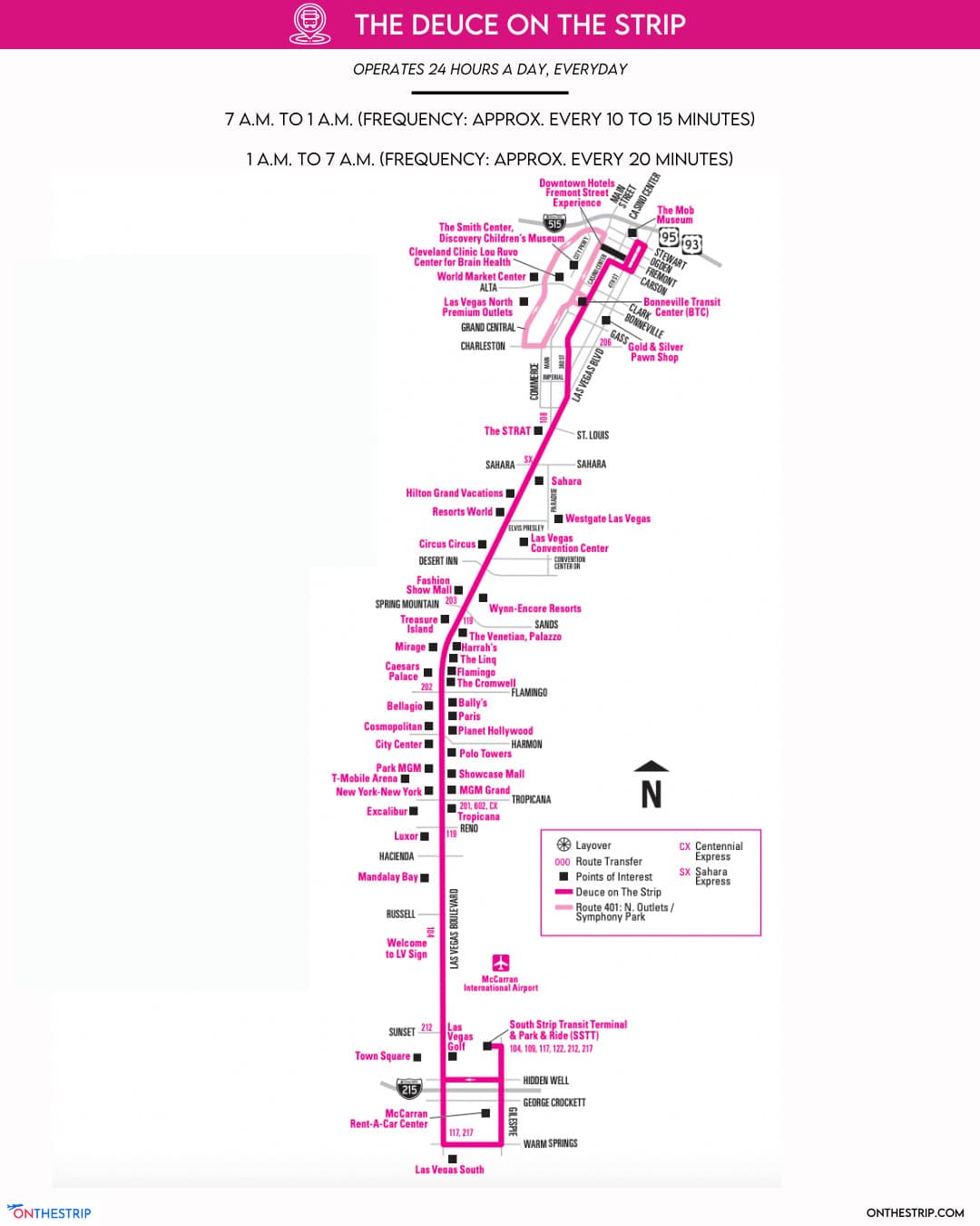 Bus Routes In Las Vegas Map - Anetta Mathilda